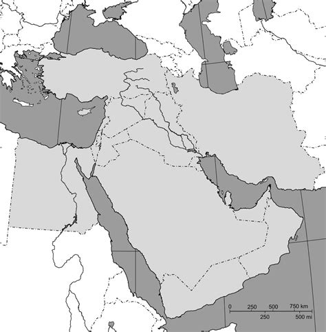 Training and Certification Options for MAP Blank Map of Middle East